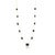Metal Deco-Style 16.19ct Emerald-Cut Blue Sapphire Station Necklace in 18k Gold, 18 Inches For Sale - Image 7 of 17