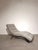Gray Modern Chaise Lounge in Leather For Sale - Image 8 of 8
