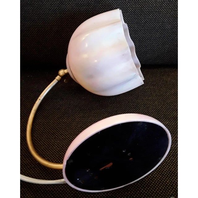 Table Lamp in Bakelite With Gold Painted Metal Bow, 1930s For Sale - Image 4 of 5