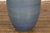 Artisan Made Prem Collection Tall Blue Glazed Vase with Striated Motifs For Sale - Image 11 of 12