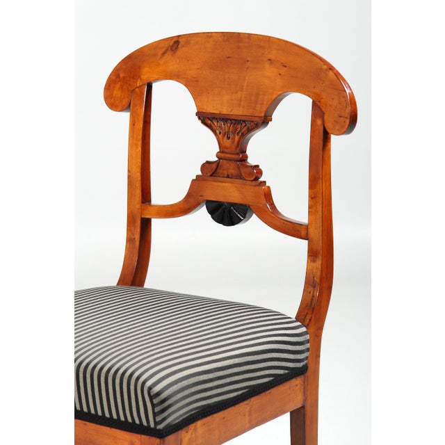 Mid-19th Century Biedermeier Chairs, 1845, Set of 4 For Sale - Image 3 of 13