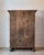 Black 18th Century Baroque Two-Part Cabinet with Black Finish and Blue Interior For Sale - Image 8 of 17