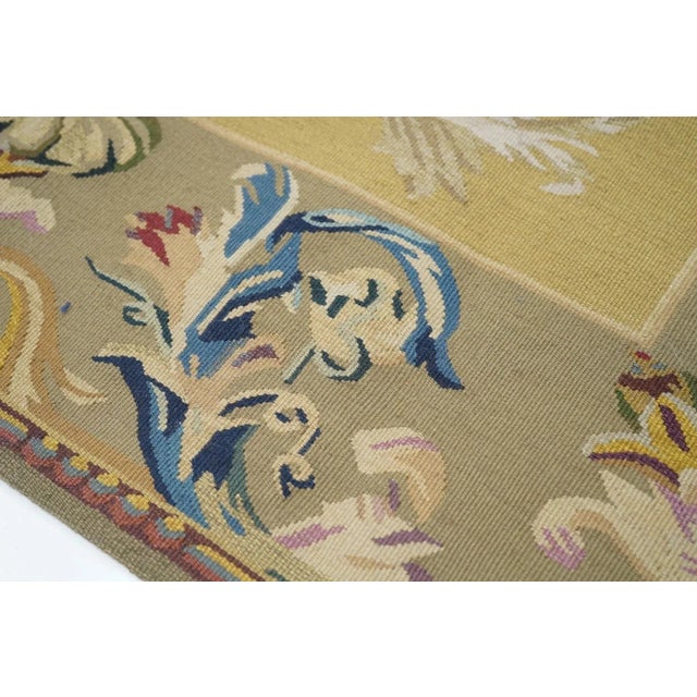 Modern Aubusson Rug 3' X 5' For Sale - Image 3 of 9