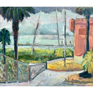 Original Oil Expressionist Landscape Hartman 2007 For Sale