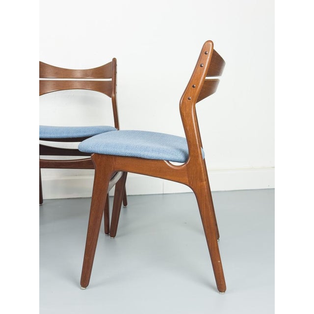 Danish Teak Dining Chairs by Erik Buch for Chr. Christensens Møbelfabrik, 1960s, Set of 6 For Sale - Image 4 of 18