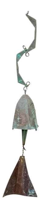 Mid-Century Italian Paolo Soleri Wind Chime Sculpture