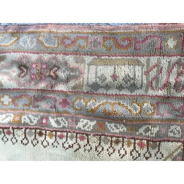 1920s Antique Spanish Ushak Style Rug For Sale - Image 5 of 16