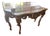 Vintage Italian Neoclassical Travertine Console Table For Sale