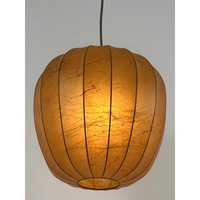 Mid-Century Modern Cocoon Pendant Lamp, Sweden, 1960s For Sale - Image 10 of 18