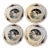 Vintage ~ Sarreguminas ~ Obernai "Mill & Steeple" ~ Dinner Plate ~ France Set of 4 For Sale
