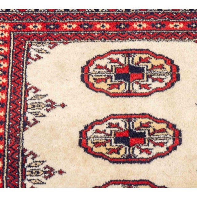 Traditional Persian Turkmen Bokhara Prayer Rug, 3' 5" X 2' 1" For Sale - Image 3 of 7