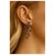 Late 20th Century Bochic “Orient” Vintage Ruby & Sapphire Serpent Earrings Set 18K Gold & Silver For Sale - Image 5 of 9
