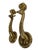 Late 20th Century Hollywood Regency Style Giraffe Brass Sconces - A Pair For Sale In Houston - Image 6 of 8