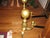 Antique Brass Fire Place Andiron’s For Sale - Image 4 of 8