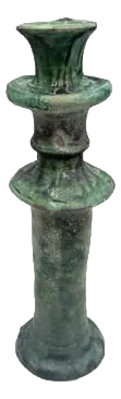 Moroccan Tamegroute Glazed Candlestick Holder