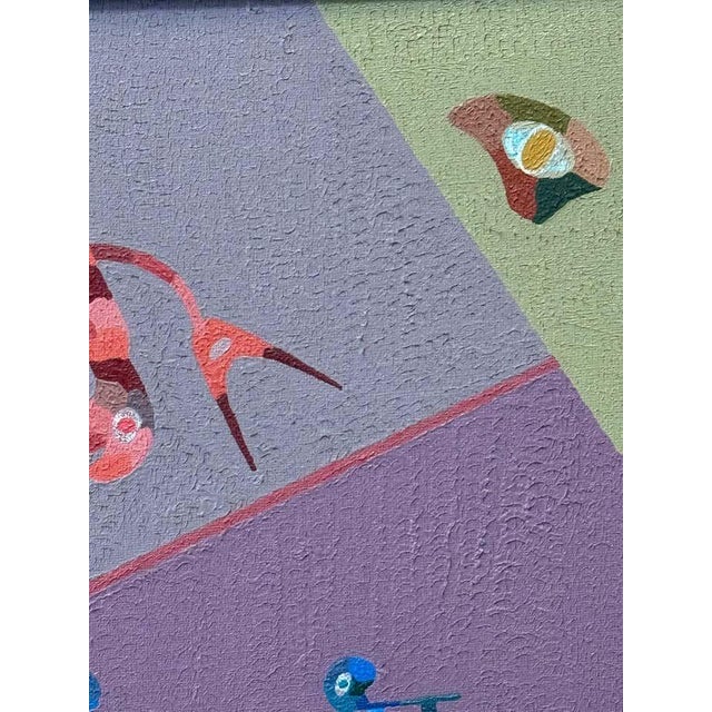 "Three Worlds", Post-Modern Acrylic Painting by Stanley Donald Tschopp For Sale - Image 4 of 7