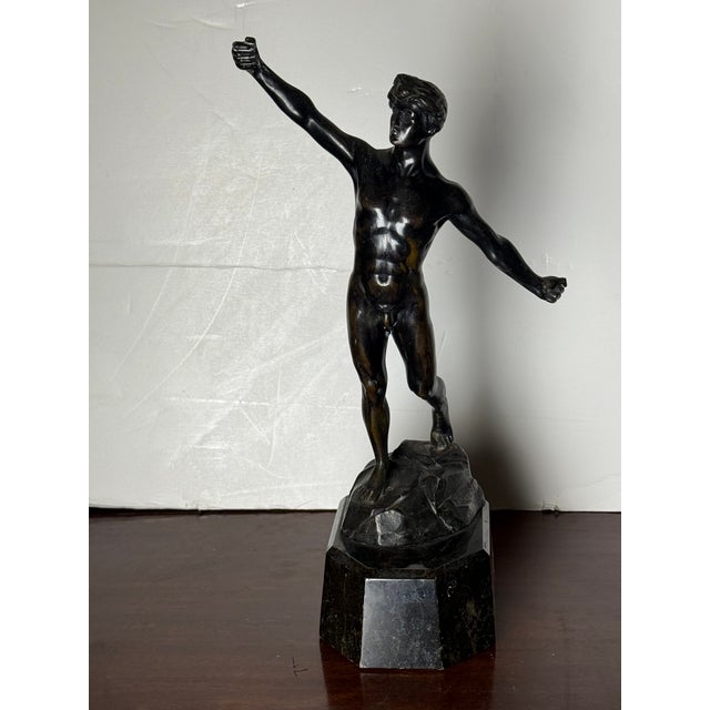 1900s Bronze Sculpture by German Artist by Schmidt Hofer For Sale - Image 4 of 11