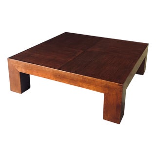 Postmodern Coffee Table in the style of Parsons, 1980s For Sale