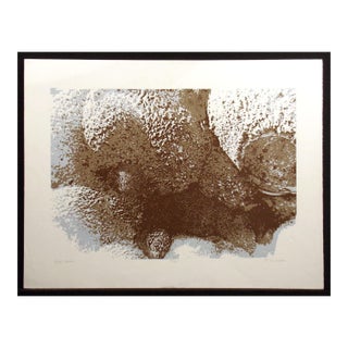 Paula Crane "Wee-Wah" Hand Signed Fine Artwork Serigraph Print, Rocks, Small Ed. For Sale