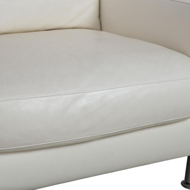 Cream Leather Corner Sofa with Adjustable Headrest from Machalke For Sale - Image 9 of 17