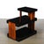 Art Deco Machine Age Three-Tier Black Lacquer & Walnut Side Table For Sale - Image 14 of 14