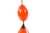 Mid-Century Modern 1960s Danish Modern Orange Metal Cone-Shaped Pendant Light by Poul Henningsen For Sale - Image 3 of 10