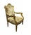 Set of Louis XvVI French Gilt Armchairs For Sale - Image 7 of 12