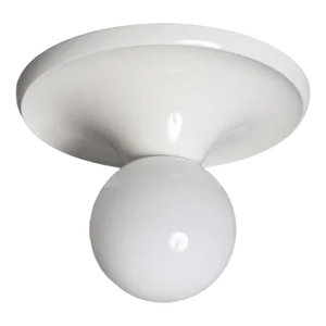 Mid-Century Italian Metal Ceiling Lamp by Castiglioni for Flos, 1960s