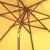 Safavieh Cannes 9ft Wooden Outdoor Umbrella - Yellow For Sale - Image 4 of 5