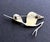 1970s 1970s Sculptural Sterling Silver Brooch by Graziella Laffi For Sale - Image 5 of 8