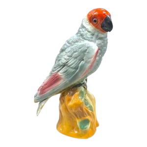Vintage Ceramic Parrot Figurine