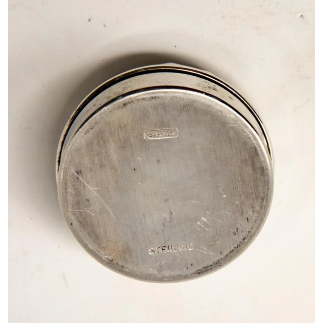 Mid 20th Century Sterling Silver Ring Box For Sale In Nashville - Image 6 of 9