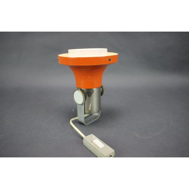 Orange Wall Lamp by Josef Hurka for Napako, Czechoslovakia, 1970s For Sale - Image 12 of 14