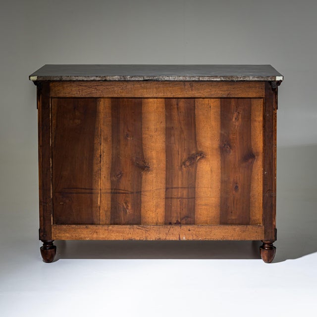 Metal Chests of Drawers with Marble Tops, Italy, 1820, Set of 2 For Sale - Image 7 of 15