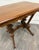 Early 20th Century Antique W & M Salmans Victorian Eastlake Carved Oak Trestle Base Library Table For Sale - Image 5 of 10