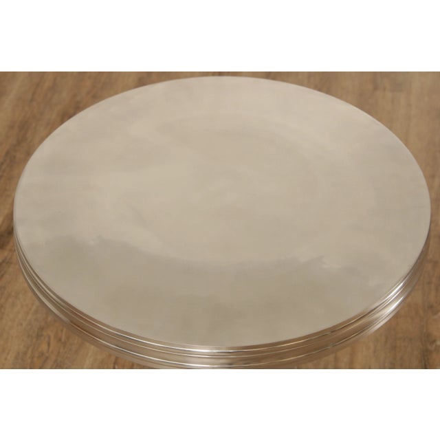 Allen Copley Designs 'Barbados' Cast Aluminum Side Tables - A Pair For Sale - Image 9 of 13