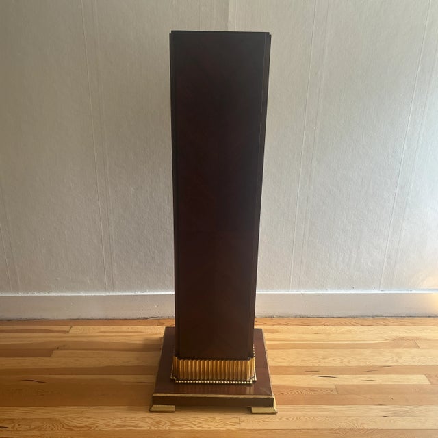 Francesco Molon Luxury Furniture. Made in Italy. Wood Pedestal Pair. Commercial. Heavy.