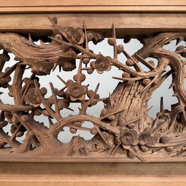 Monumental Japanese Ranma Transom Panel, 1960s For Sale - Image 16 of 18