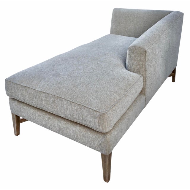 Nancy Corzine Venetian Sterling Silver Giltwood Chaise W Cut Velvet Upholstery For Sale In Los Angeles - Image 6 of 8