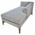 Nancy Corzine Venetian Sterling Silver Giltwood Chaise W Cut Velvet Upholstery For Sale In Los Angeles - Image 6 of 8