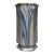 Traditional Neoclassical Blue & White Ceramic Studio Art Pottery Vase For Sale