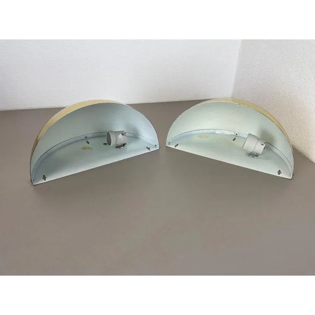 Brass Wall Light Sconces in the manner of Stilnovo and Sciolari for Bankamp Leuchten, Germany, 1980s For Sale - Image 16 of 18