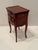 Red & Gold Chinoiserie Antique End Table For Sale - Image 4 of 10