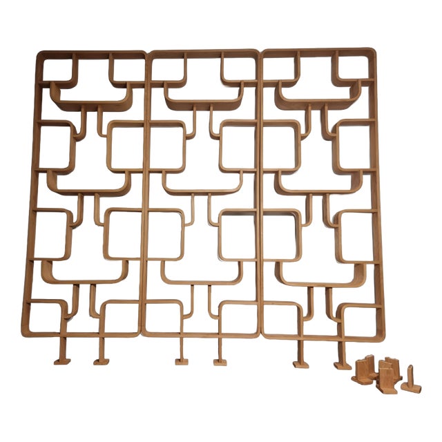 Room Dividers by Ludvik Volak for Drevopodnik Holesov, 1950s, Set of 3 For Sale