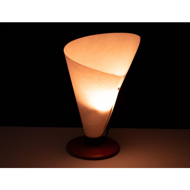 White Vintage Danish Table Lamp in Beech from Domus, 2000 For Sale - Image 8 of 10