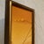 Mustard 1970s Triptych Oil Paintings by California Artist Nachi Nelson - Fully Stamped Collector Set in Floater Frames For Sale - Image 8 of 12