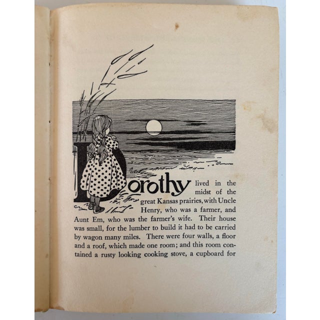 Textile The “New” Wizard of Oz by L. Frank Baum Pictures by W. W. Denslow Early Printing For Sale - Image 7 of 12