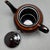 Ceramic Vintage Globe Pottery Brown Striped Teapot Made in England For Sale - Image 7 of 9