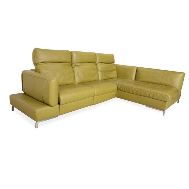 Animal Skin Leather Corner Sofa from Himolla For Sale - Image 7 of 18