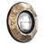 "Capriccio" Convex Wall Mirror With Bronze, Handmade For Sale - Image 4 of 7